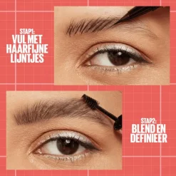 Discount Maybelline New York BUILD A BROW Wenkbrauwpen/fixeergel 262 Black Brown 262 - Black Brown