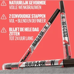 New Maybelline New York BUILD A BROW Wenkbrauwpen/fixeergel 250 Blonde 250 - Blonde