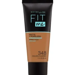 Online Maybelline New York Fit Me Matte + Poreless Foundation 348 Golden Almond