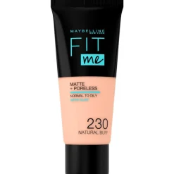 Hot Maybelline New York Fit Me Matte + Poreless Foundation 30 ML 230 Natural Buff