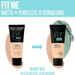 Outlet Maybelline New York Fit Me Matte + Poreless Foundation 352 Truffle