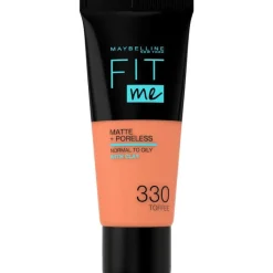 Hot Maybelline New York Fit Me Matte + Poreless Foundation 30 ML 330 Toffee