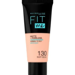 Sale Maybelline New York Fit Me Matte + Poreless Foundation 30 ML 130 Buff Beige