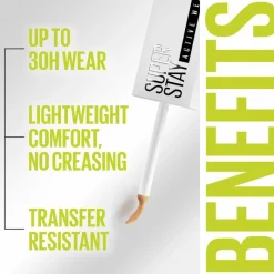 New Maybelline New York SuperStay 30H Active Wear Concealer 30 Honey 10 ML 30 - Honey