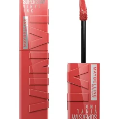Hot Maybelline New York SuperStay Vinyl Ink Lipstick 15 4,2 ML Peachy