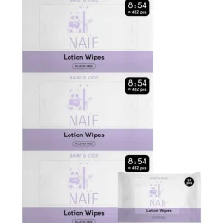 Clearance Naïf Plasticvrije Lotion Billendoekjes 24x54 stuks