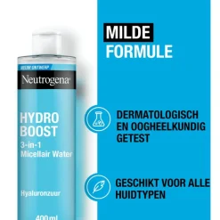 New Neutrogena Hydro Boost Micellair Water Alle Huidtypen 400 ML