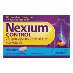 Clearance Nexium Control 7 Tabletten Voor brandend maagzuur