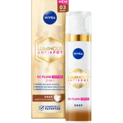 New NIVEA Cellular Luminous630 CC Fluid SPF30 Dark 40 ML