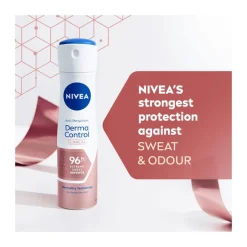 New NIVEA Derma Dry Control Deodorant Spray 150 ML