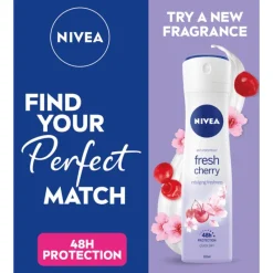 Best NIVEA Fresh Cherry Deodorant Spray 150 ML