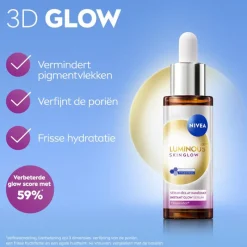 New NIVEA Luminous Skin Glow Instant Glow Anti-Pigment Serum 30ML