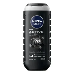 Clearance NIVEA MEN Active Clean 3-in-1 Douchegel 250 ML