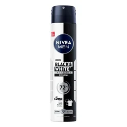 Discount NIVEA MEN Black & White Invisible Deodorant Spray 200 ML
