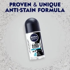 Hot NIVEA MEN Black & White Invisible Fresh Deodorant Roller 50 ML