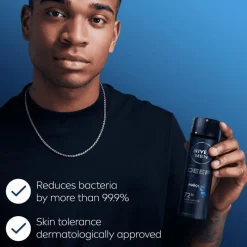 Clearance NIVEA MEN Deep Beat Deodorant Spray 150 ML