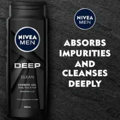Outlet NIVEA MEN Deep Clean 3-in-1 Douchegel 250 ML