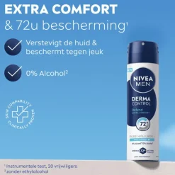 Discount NIVEA MEN Derma Control Defend Deodorant Spray 150 ML