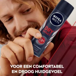 Discount NIVEA MEN Dry Impact Deodorant Spray 150 ML