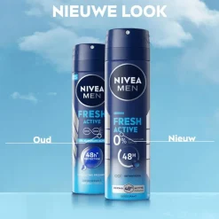 Discount NIVEA MEN Fresh Active Deodorant Spray 150 ML