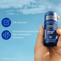 New NIVEA MEN Protect & Care Deodorant Roller 50 ML