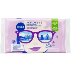 Outlet NIVEA MicellAIR Skin Breathe Reinigingsdoekjes 25 stuks