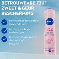 Clearance NIVEA Pearl & Beauty Deodorant Spray 200 ML