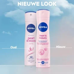 New NIVEA Pearl&Beauty Anti-Transpirant Deodorant Spray 35 ML