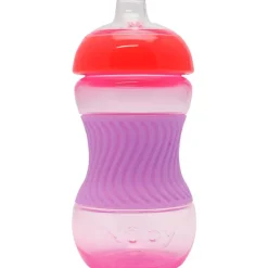 New Nûby Nuby Mini Easy Grip Drinkbeker Siliconen Huls Roze 4 Maanden 180 ML