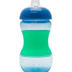 New Nûby Nuby Mini Easy Grip Drinkbeker Siliconen Huls Blauw 4 Maanden 180 ML
