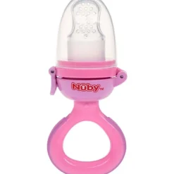 Sale Nuby Siliconen Nibbler - 6m+ - Roze
