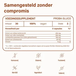 Hot Nupure Proba Gluco Capsules 30 stuks