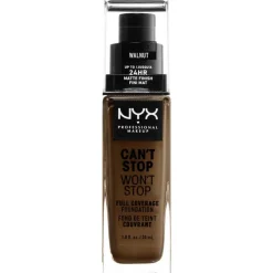 Discount NYX Professional Makeup Can't Stop Won't Stop Foundation Walnut CSWSF2 CSWSF22.3 Walnut