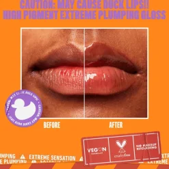 Discount NYX Professional Makeup Duck Plump Lip Plumping Laquer Lipgloss 5 Brown Of Applause