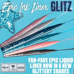 Clearance NYX Professional Makeup Epic Ink Linker Glitz 0 1 Tapered Twinkle
