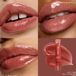 Clearance NYX Professional Makeup Jelly Job Lipgloss 06 Jelly Filled Rood