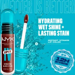 NYX Professional Makeup Lip IV Hydraterende Lipgloss Mocha Me Wet 5 Mocha Me Wet