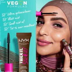 New NYX Professional Makeup Thick It. Stick It! Wenkbrauwmascara 5 Cool Ash Brown TISI05 Cool Ash Brown