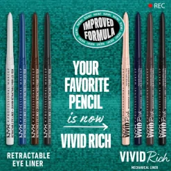 Online NYX Professional Makeup Vivid Rich Mechanical Pencil It's Giving Jade 9 It's Giving Jade