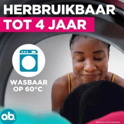 Discount OB o.b.® Herbruikbaar Menstruatie Ondergoed Zwart XL/XXL
