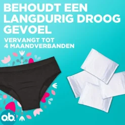 Hot OB o.b.® Herbruikbaar Menstruatie Ondergoed XS/S