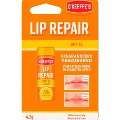 New O'Keeffe's Lip Repair Waterproof SPF15