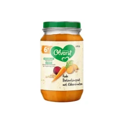 Discount Olvarit Rode Bietenstampot met Kikkererwten 6+ maanden 200 GR