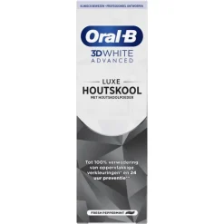 Clearance Oral-B 3D White Advanced Houtskool Tandpasta - 75 ML