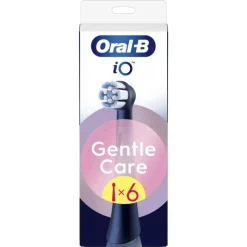 Oral-B iO Gentle Care Opzetborstels Zwart 6 Stuks 26