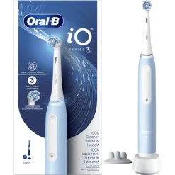Best Oral-B iO 3S Blauwe Elektrische Tandenborstel By Braun - 1 stuk