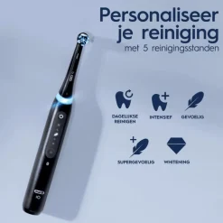 Online Oral-B iO 5S Duo Zwart & Wit 2 Elektrische Tandenborstels