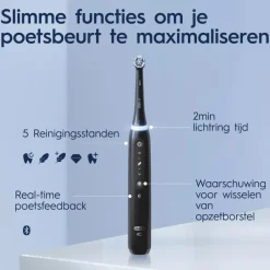 Online Oral-B iO 5S Duo Zwart & Wit 2 Elektrische Tandenborstels