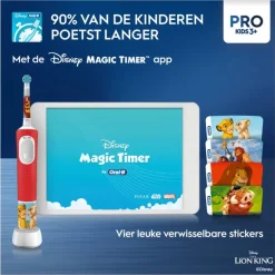 Hot Oral-B Pro Kids 3+ Lion King Elektrische Tandenborstel by Braun