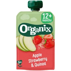 Best Organix Bio Knijpfruit Appel, Aardbei, Quinoa